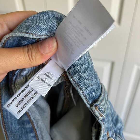 Madewell The Perfect Vintage Straight Montville Wash Blue Jeans Women's Size 28 - Picture 13 of 13